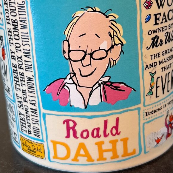 The Unemployed Philosophers Guild ROALD DAHL Literary Mug with Book Quotes - Picture 15 of 16